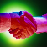 Executives Shaking Hands